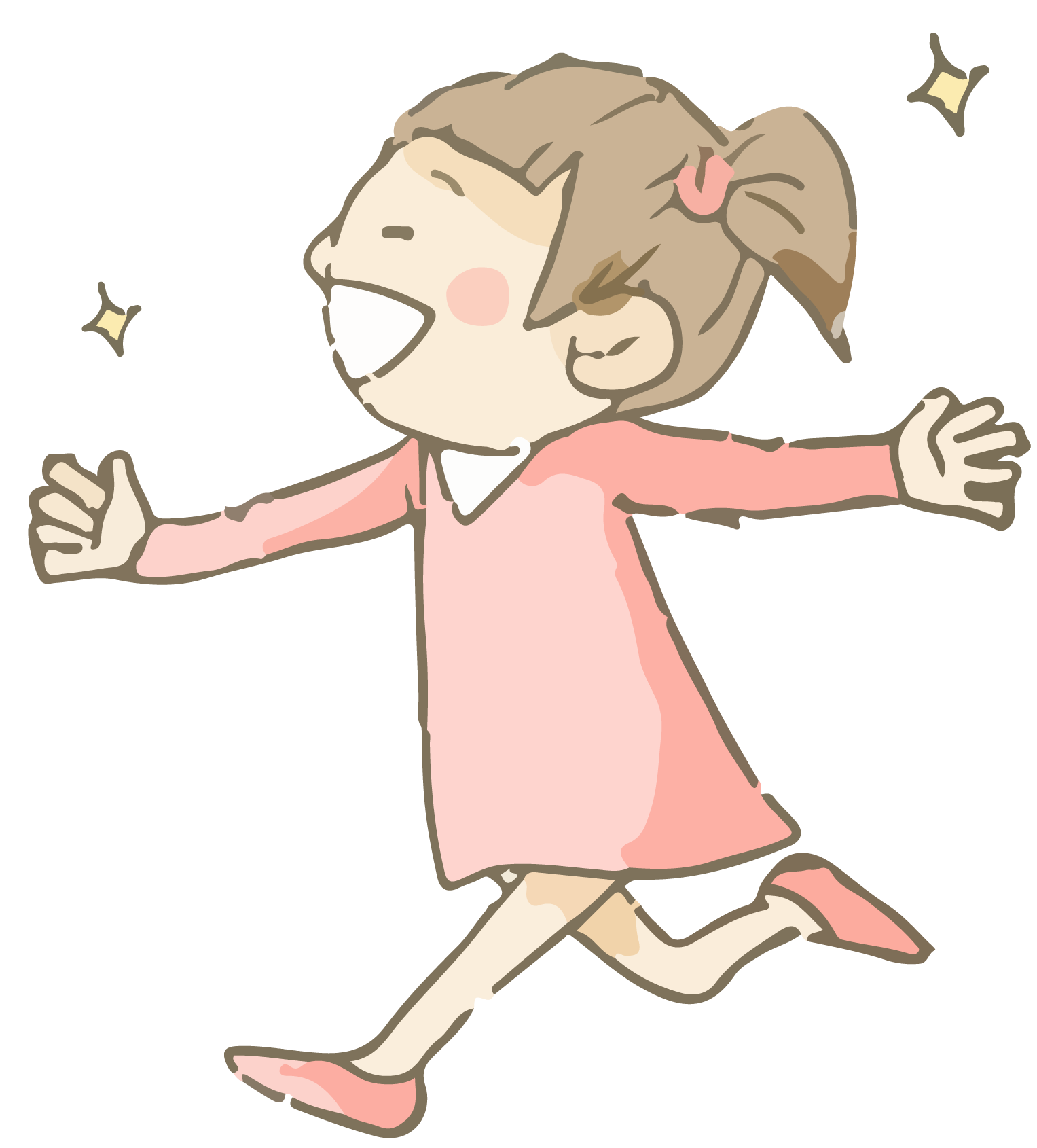 女の子のイラスト